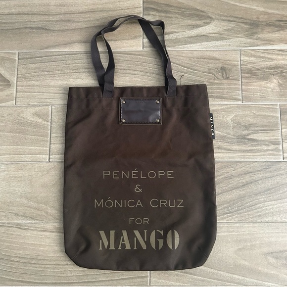 Mango Handbags - Mango Dark Brown Designer Tote